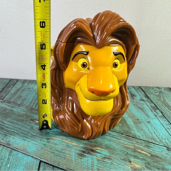 "The Lion King" Vintage 90s Disney On Ice Simba Flip-Top Cup Mug - Picture 11 of 13